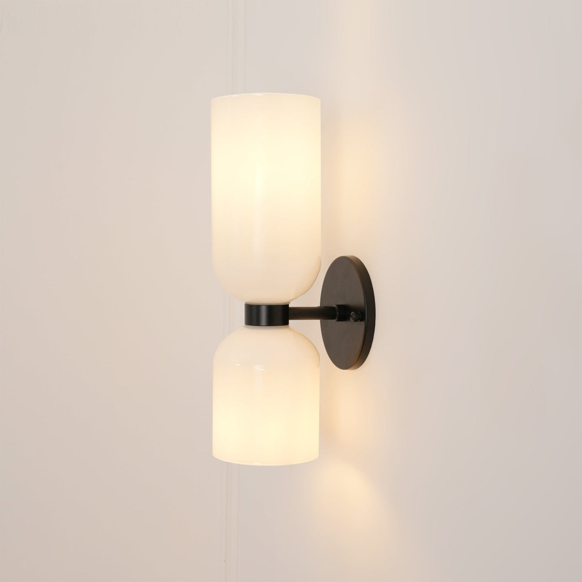 Bryn moderne minimalistisk væglampe i glas