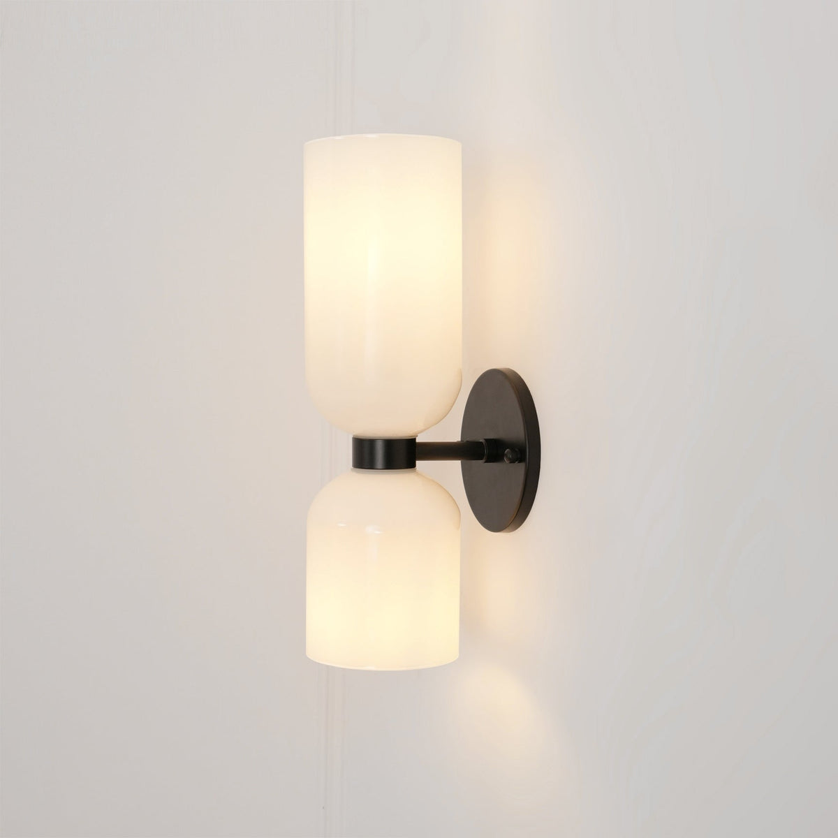 Bryn moderne minimalistisk væglampe i glas