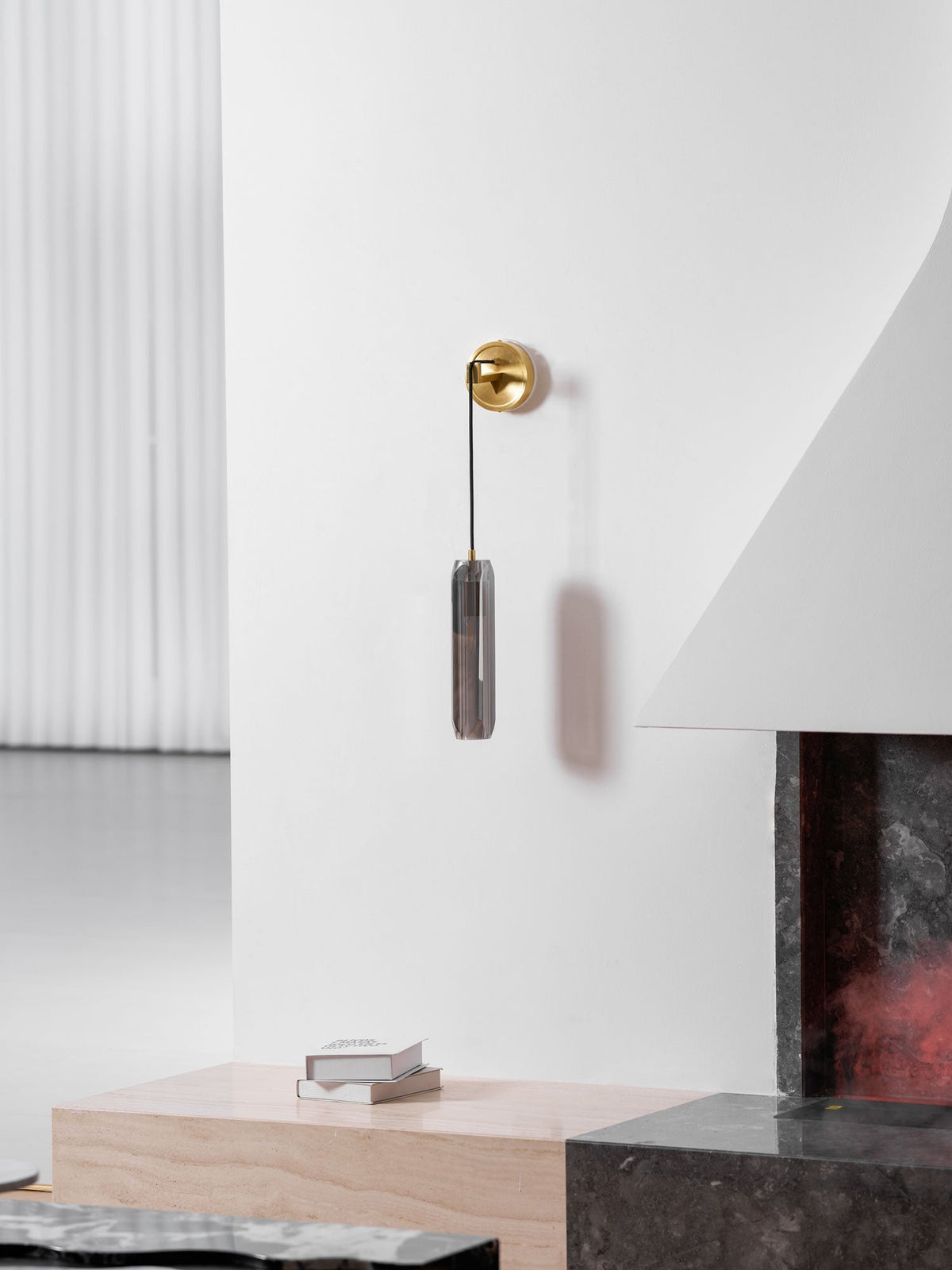 Zodorila modern minimalistisk serie kristallvägglampa