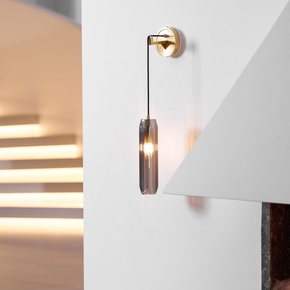 Zodorila modern minimalistisk serie kristallvägglampa