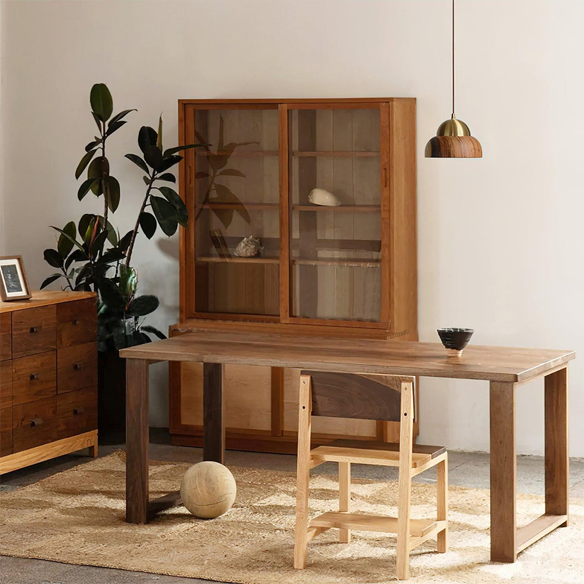 Bronze rustik pendel-lampe i messing