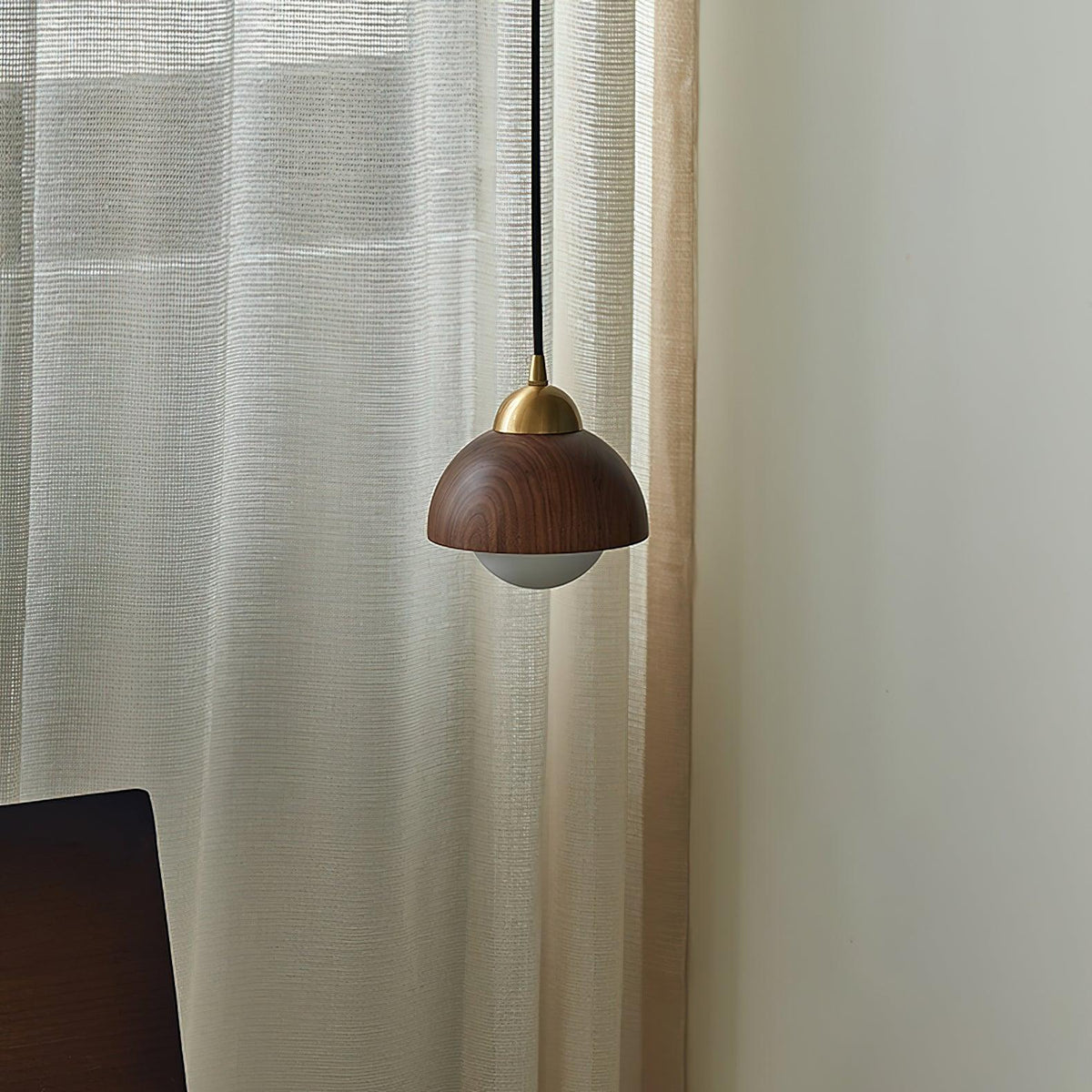 Bronze rustik pendel-lampe i messing