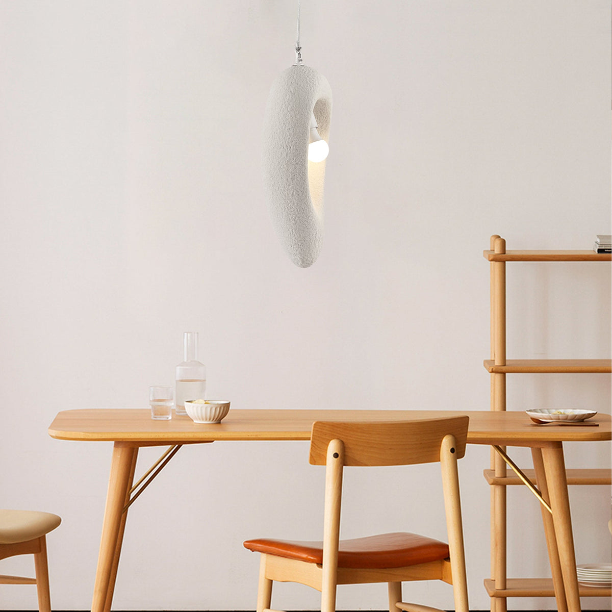 Candeeiro pendente Wabi moderno e minimalista Uraeia