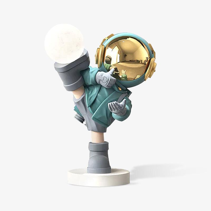 Candeeiro de mesa com figura de astronauta Arloril