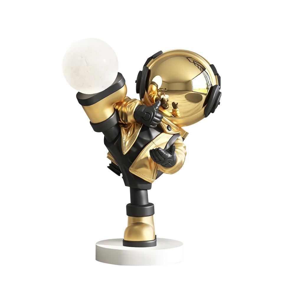 Candeeiro de mesa com figura de astronauta Arloril