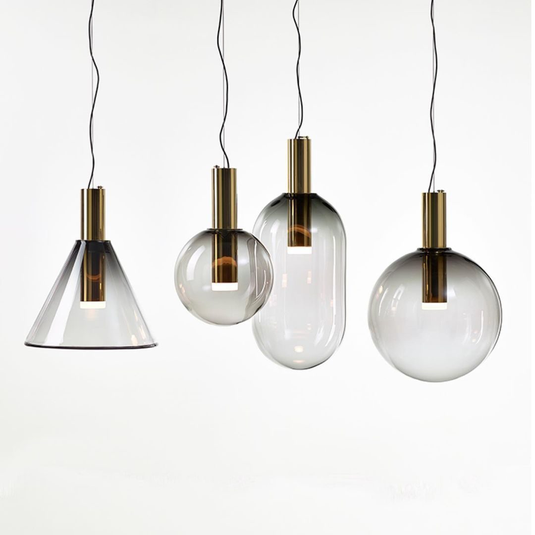 Aeris minimalistisk glaspendel