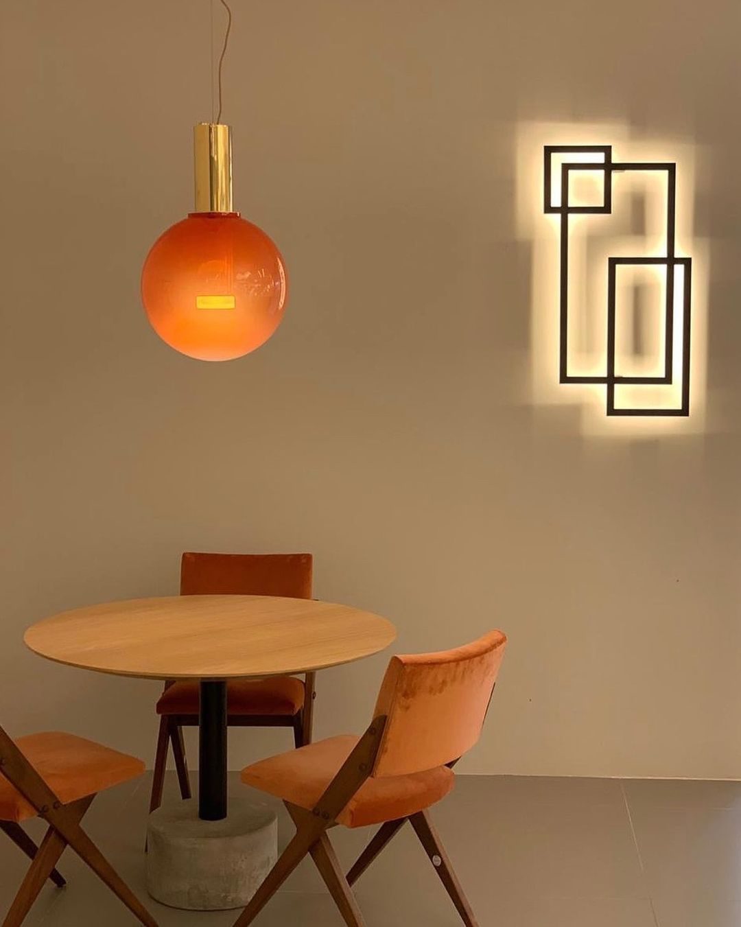Aeris minimalistisk glaspendel