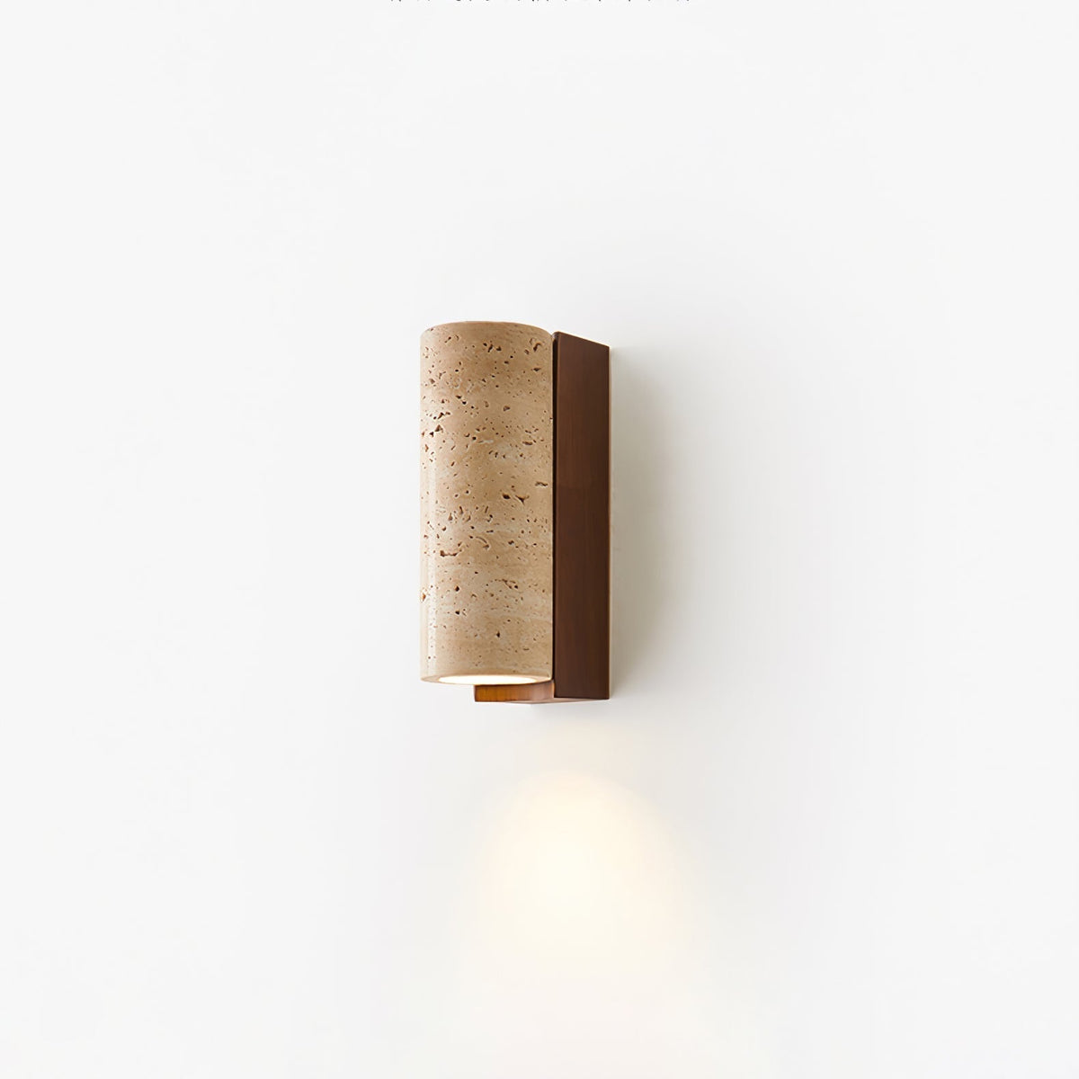 Nula Natural Travertine Wall Lamp
