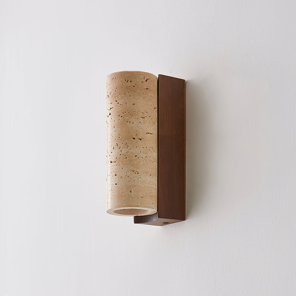 Nula Natural Travertine Wall Lamp