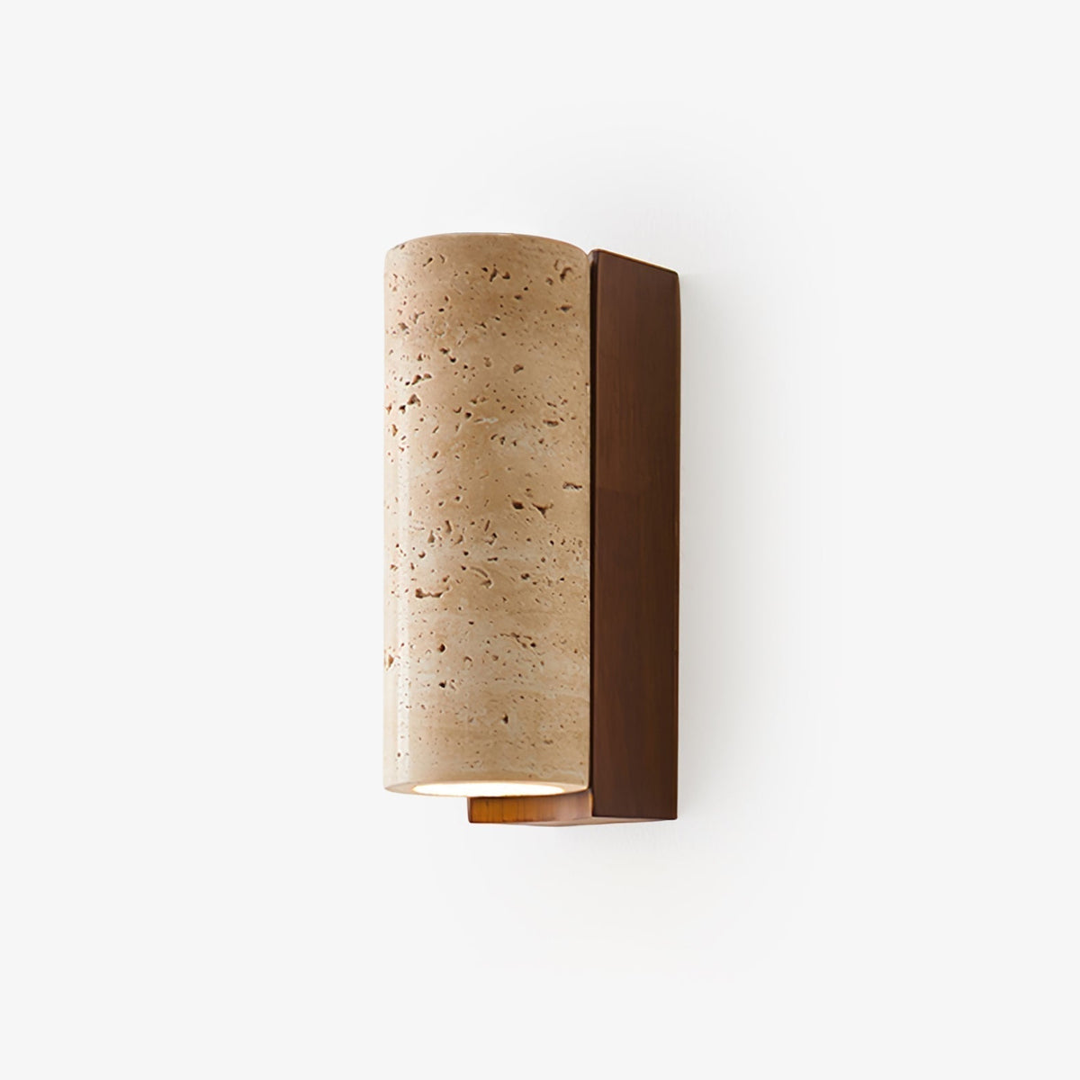 Nula Natural Travertine Wall Lamp