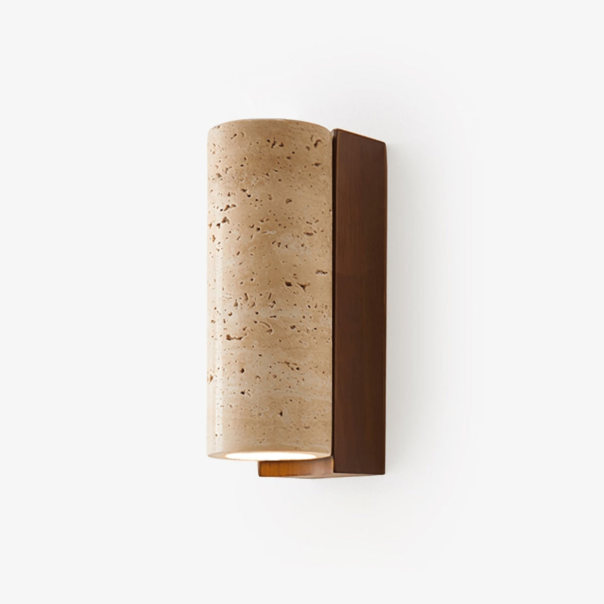 Nula Natural Travertine Wall Lamp