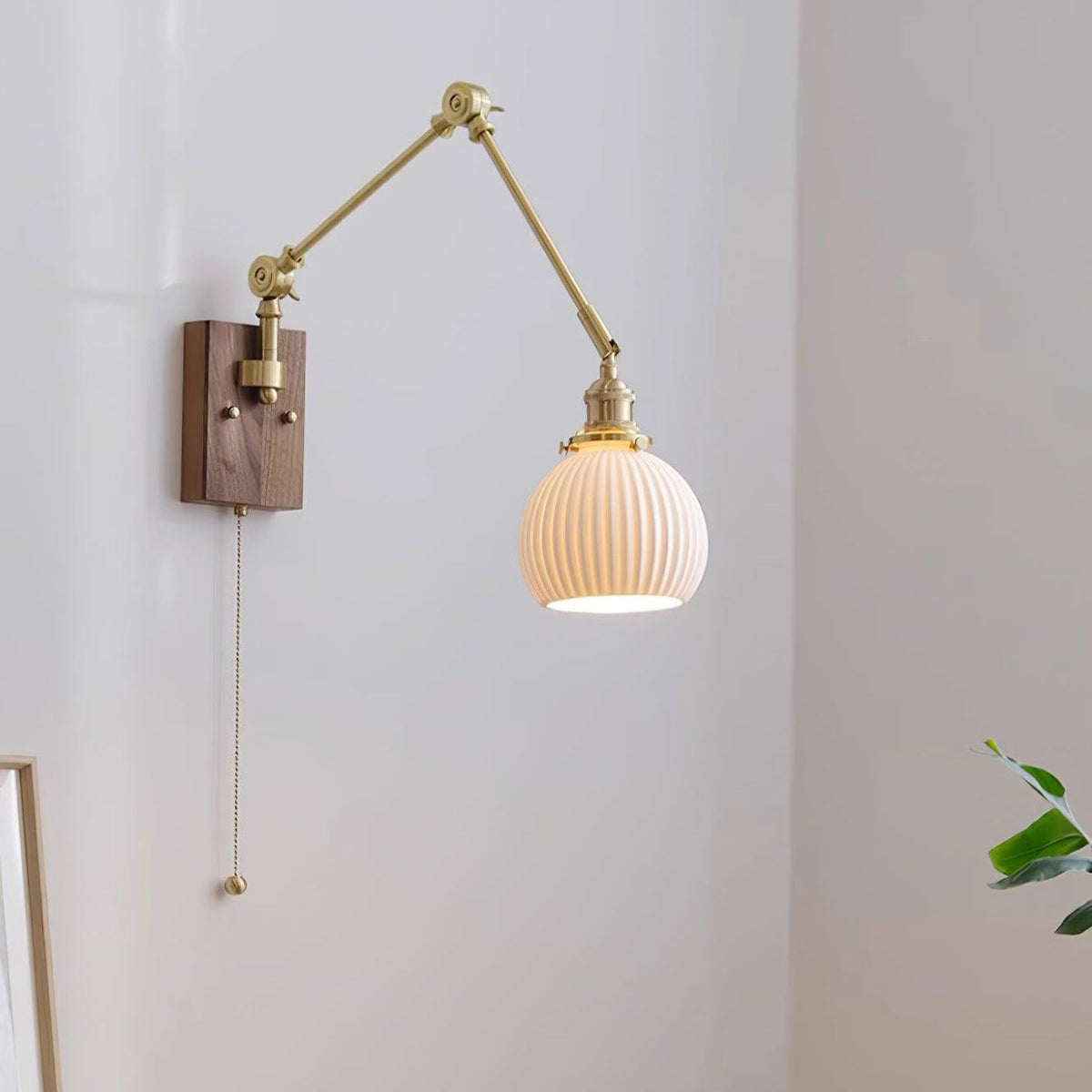 Vetra Vintage Adjustable Swing Arm Wall Lamp