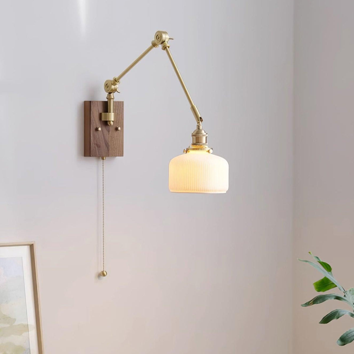Vetra Vintage Adjustable Swing Arm Wall Lamp