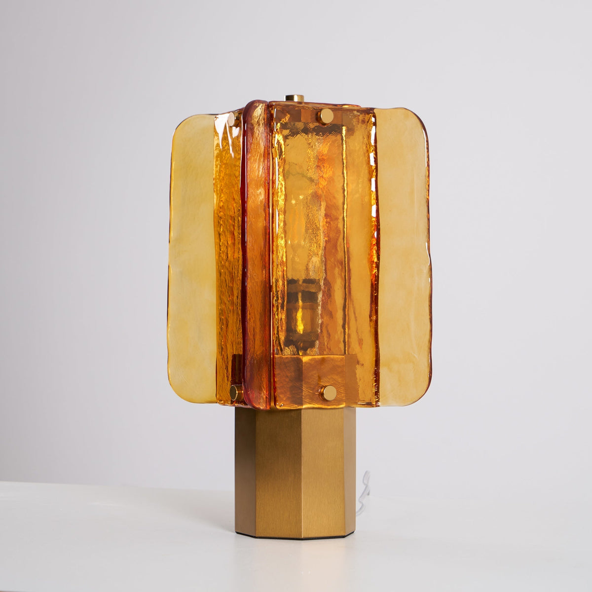 Candeeiro de mesa de vidro Yentix
