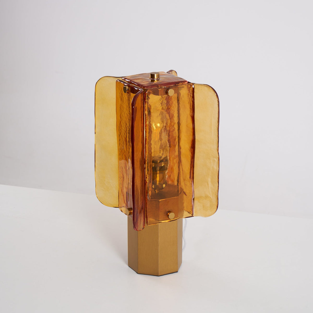 Candeeiro de mesa de vidro Yentix