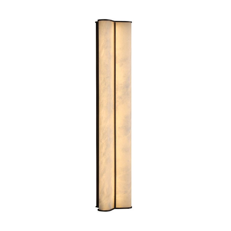 Albeielle dubbel vägglampa i alabaster