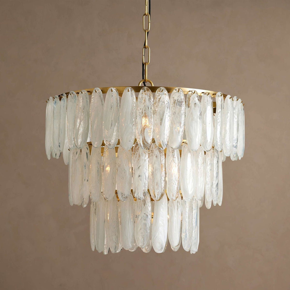 Lustre de vidro fosco Celuira