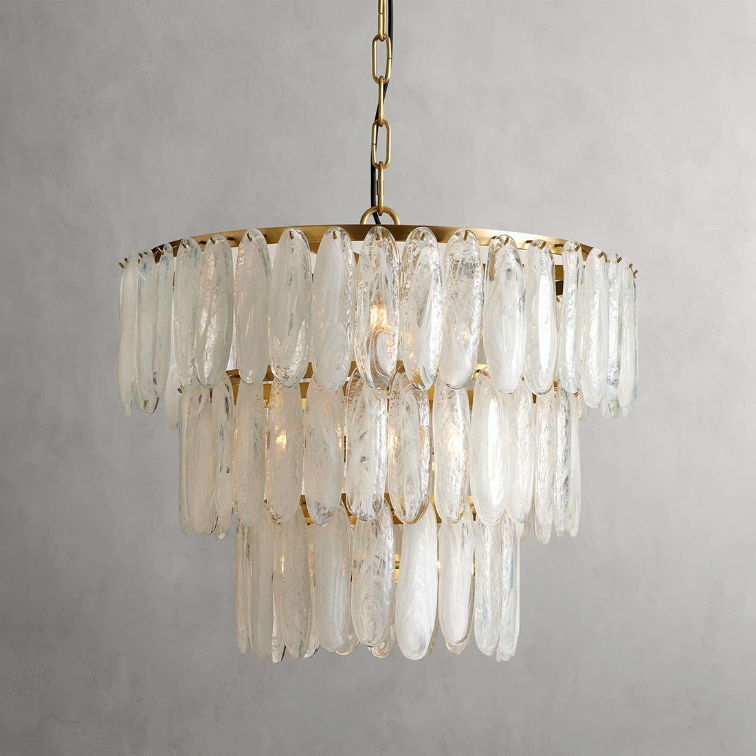 Lustre de vidro fosco Celuira
