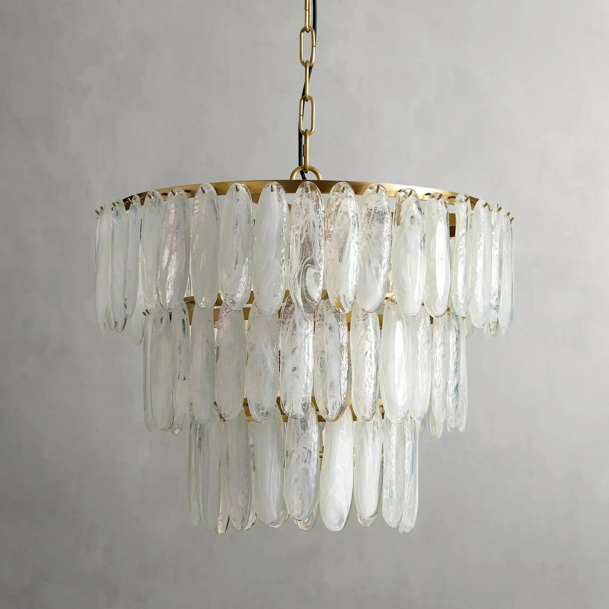 Lustre de vidro fosco Celuira