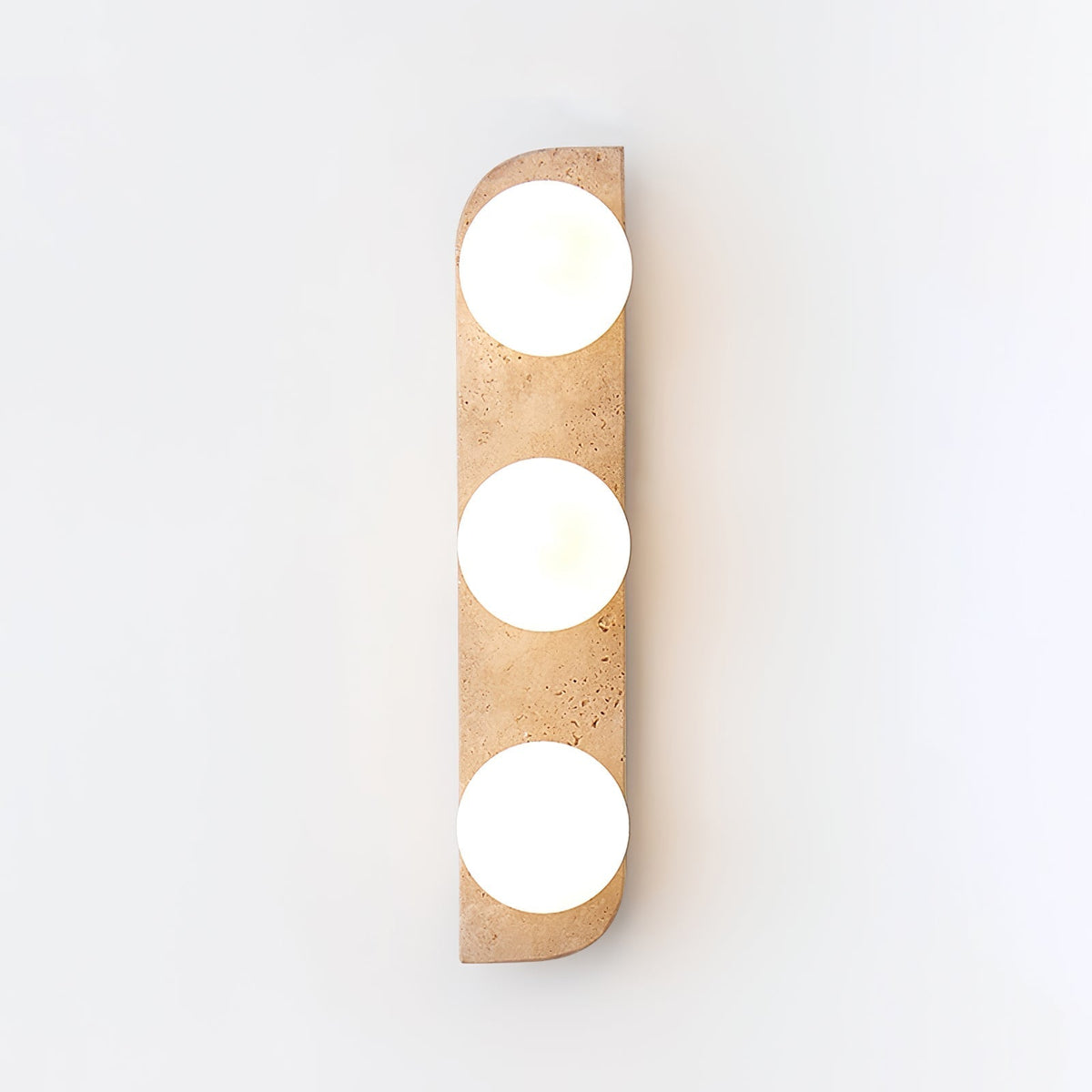 Taviniella minimalistisk vägglampa i travertin