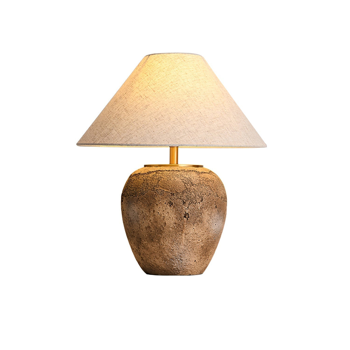 Terrava rustik bordlampe i keramik