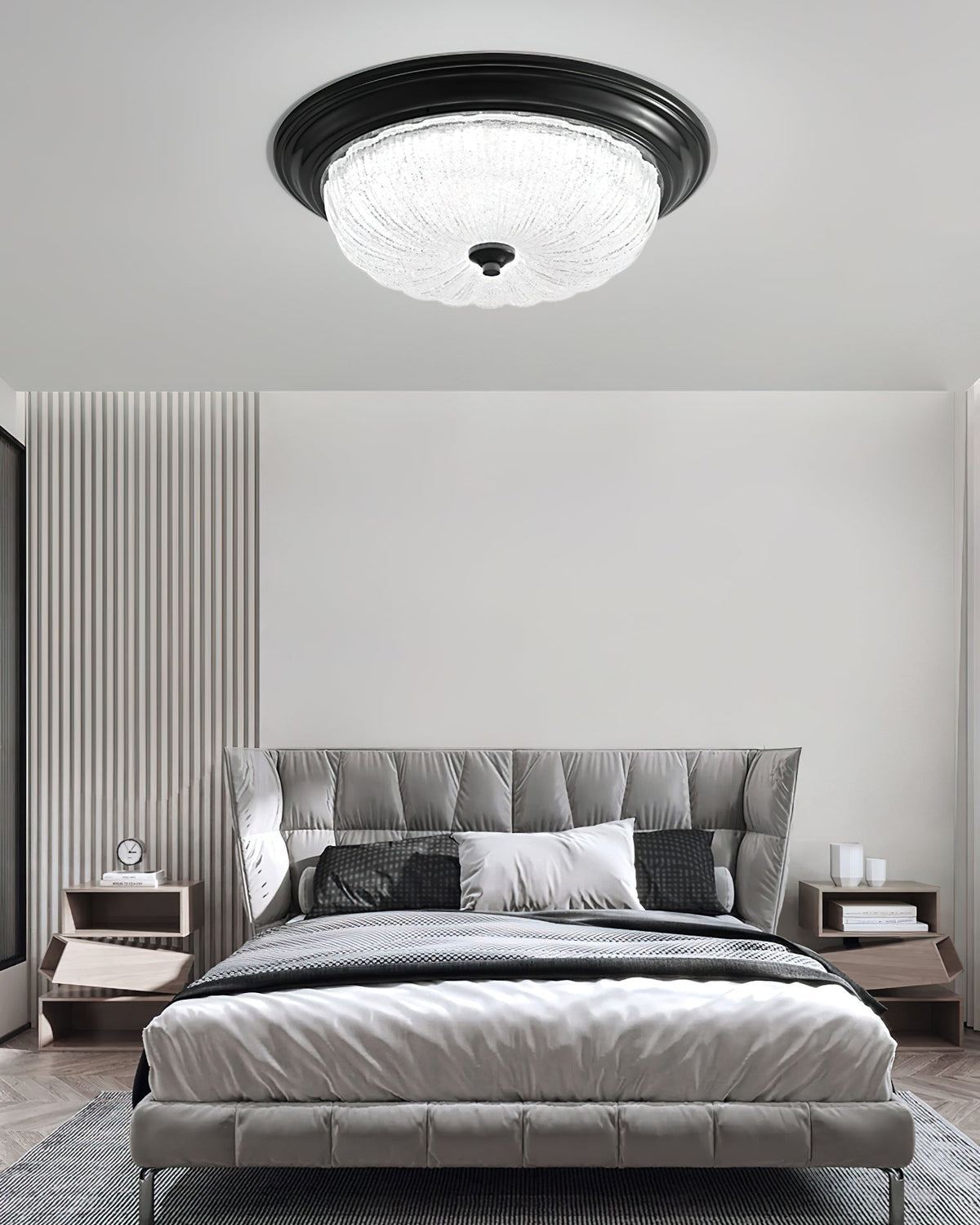 Nyrinis Traditional Classic Brass Glass Ceiling Light