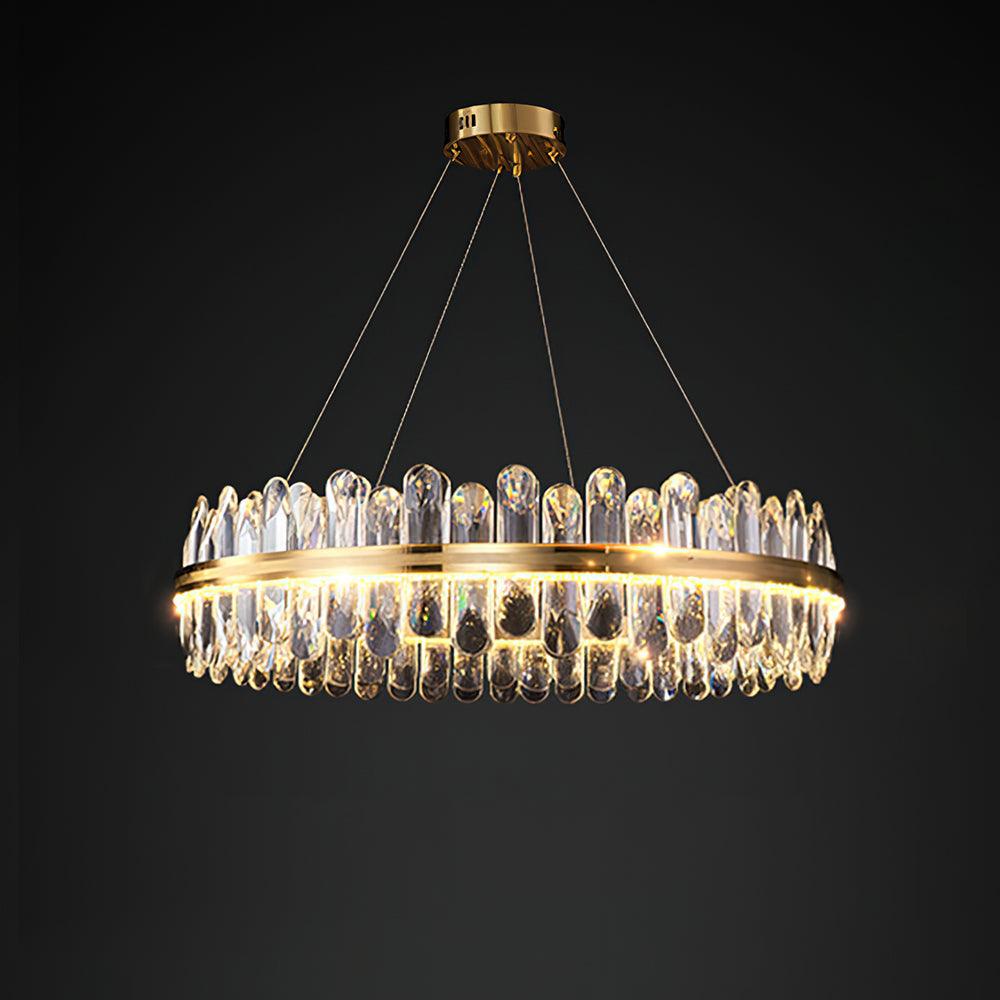Candeeiro de teto luxuoso pós-moderno de cristal Xoriel