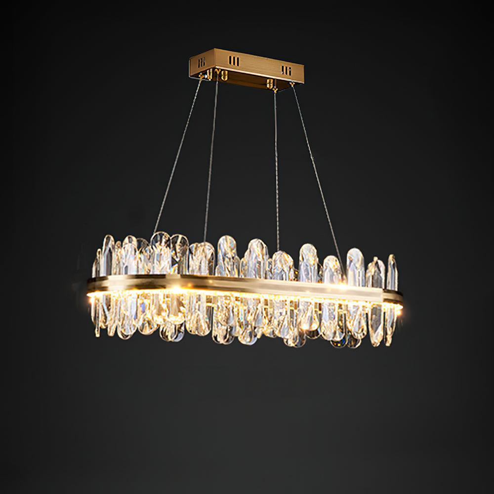 Candeeiro de teto luxuoso pós-moderno de cristal Xoriel