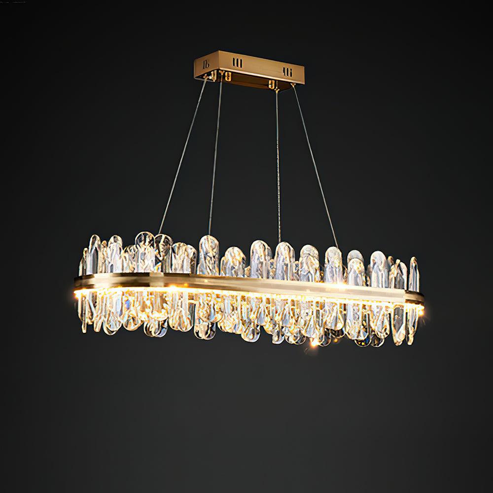Candeeiro de teto luxuoso pós-moderno de cristal Xoriel