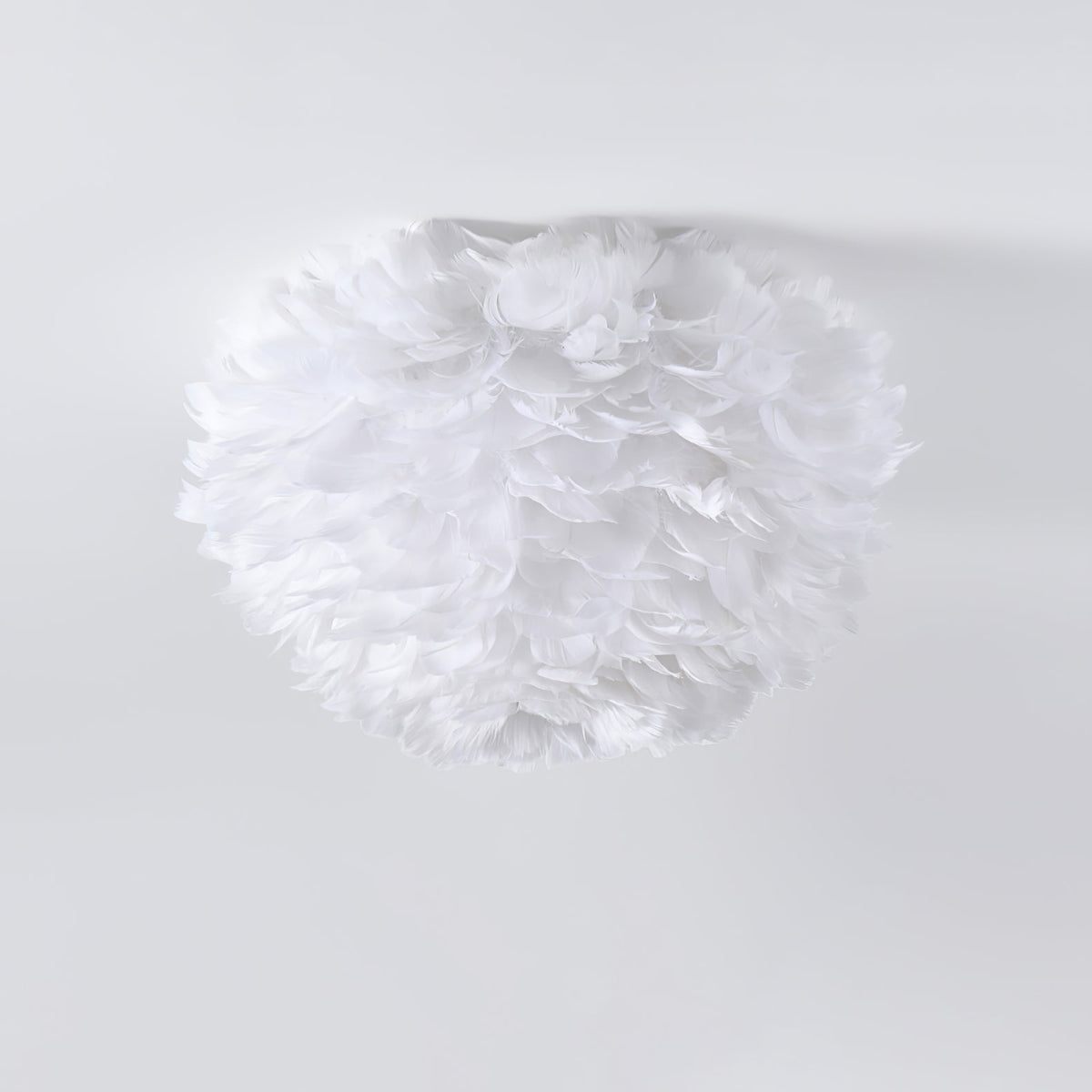 Zalore eksklusiv nordisk kunstnerisk loftlampe med fjer