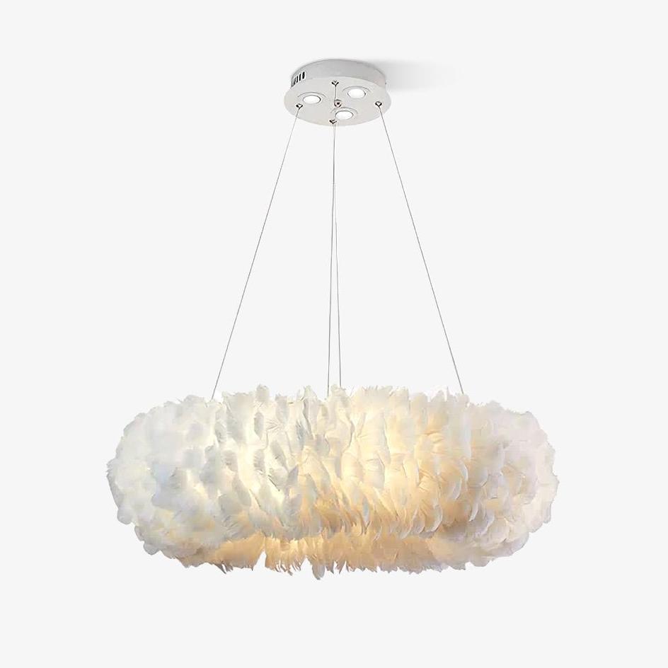 Deveno hengilampi með fjöðrum