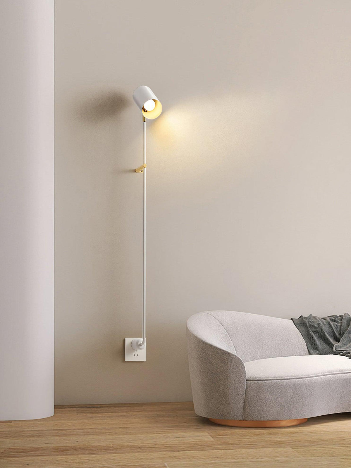 Equinox modern minimalistisk vägglampa