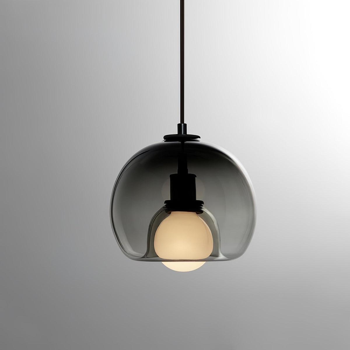 Eamver moderne pendellampe i glas