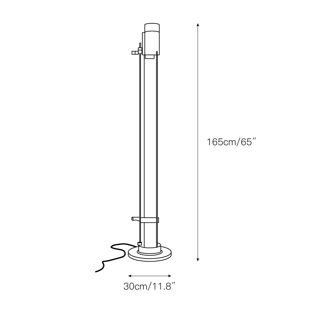 Cylus-gulvlampe