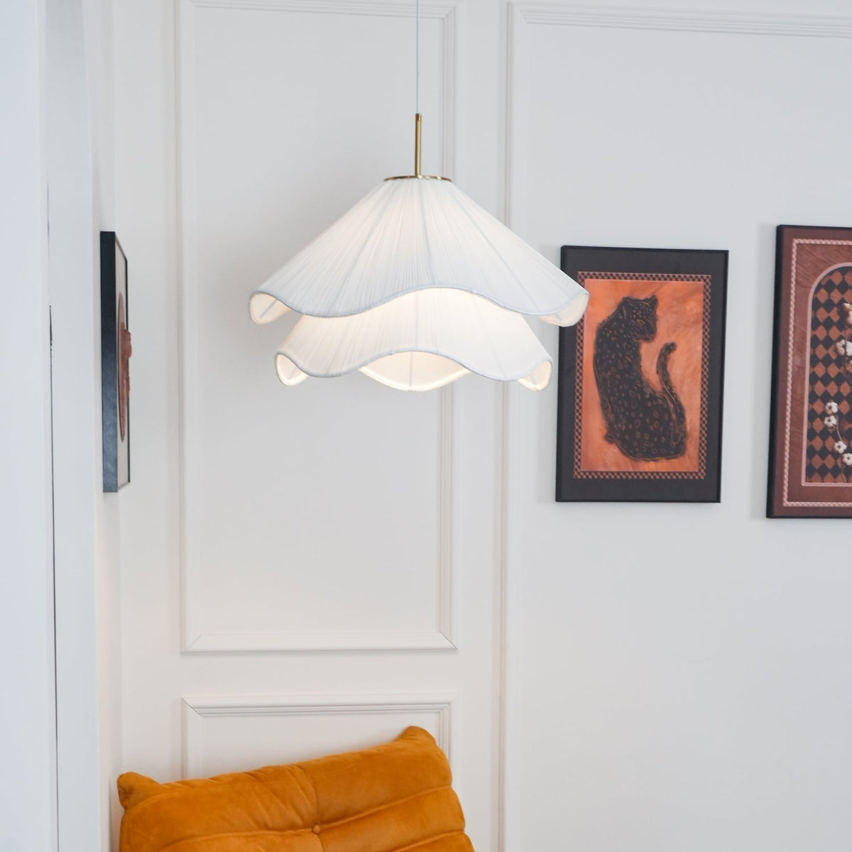 Cirirenne elegant pendellampe med blomsterdesign