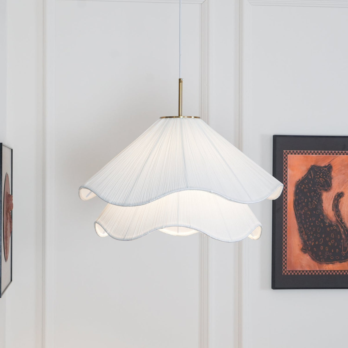 Cirirenne elegant pendellampe med blomsterdesign