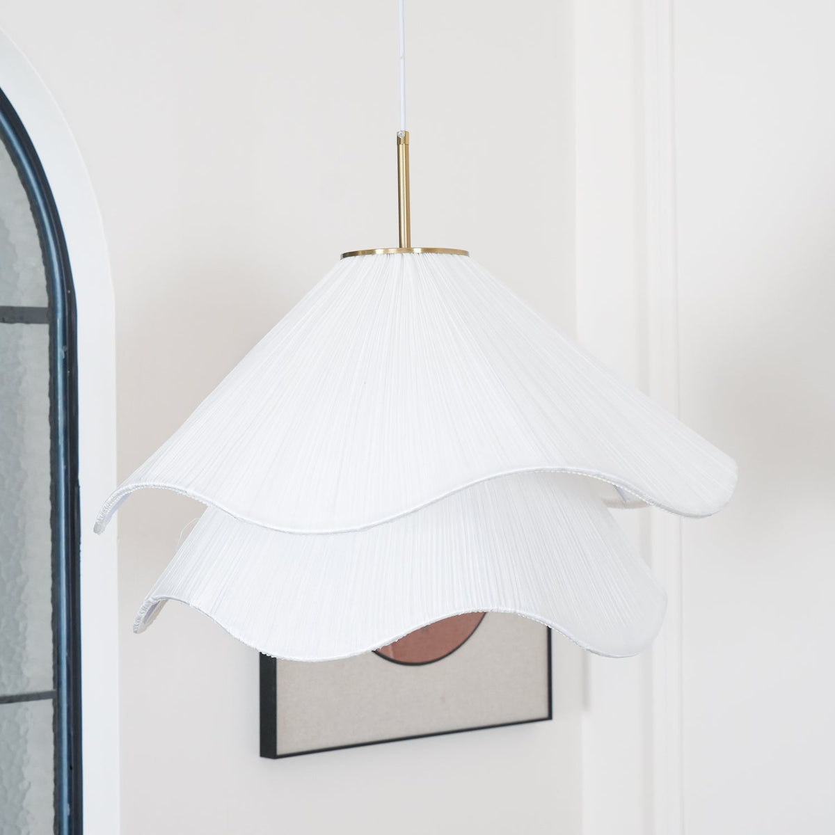 Cirirenne elegant pendellampe med blomsterdesign