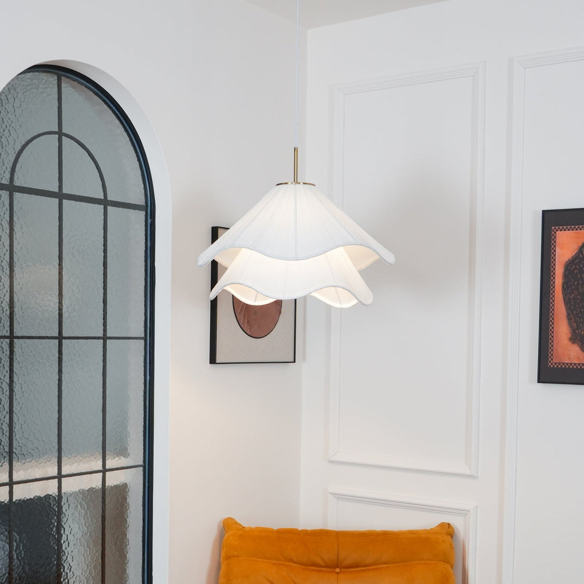 Cirirenne elegant pendellampe med blomsterdesign