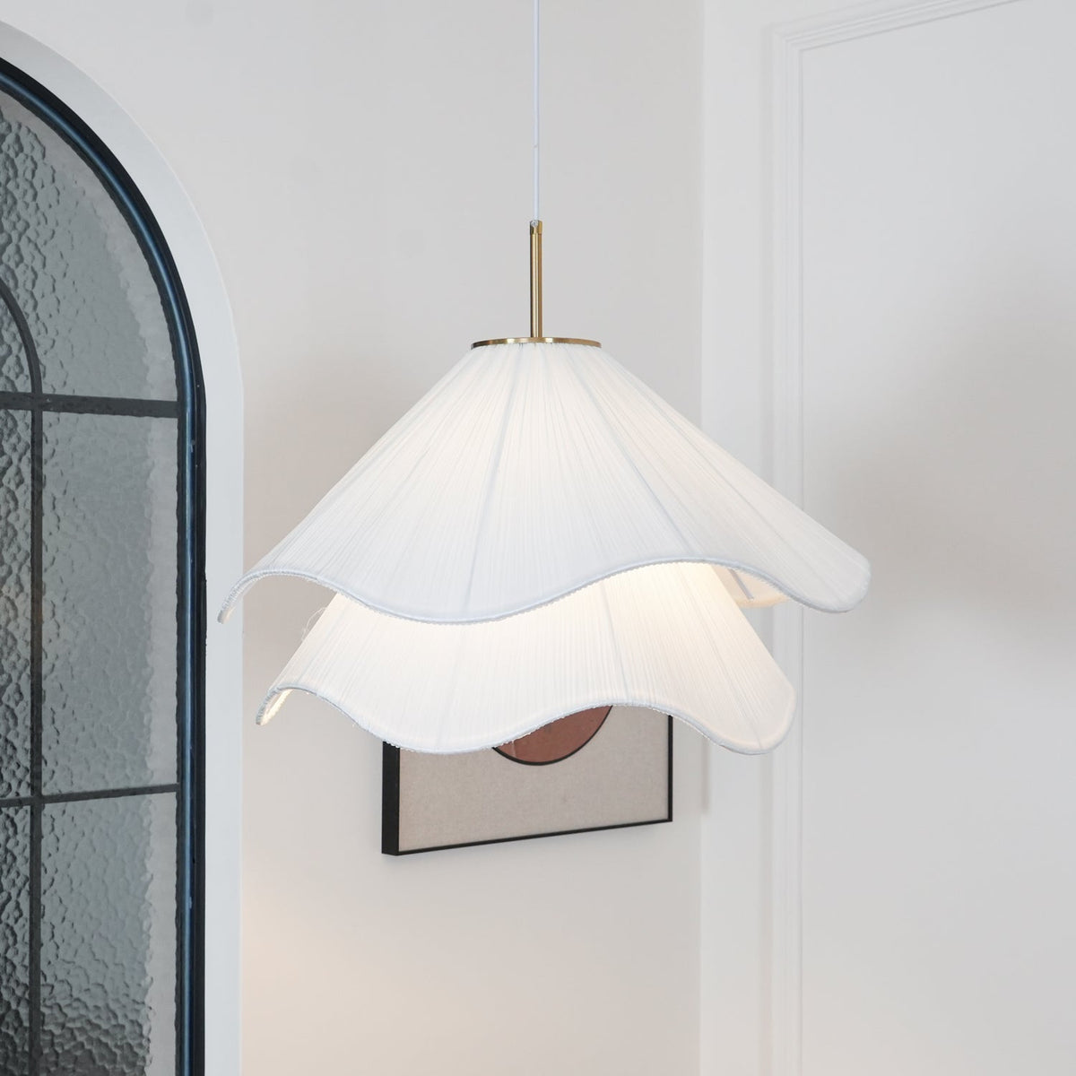 Cirirenne elegant pendellampe med blomsterdesign