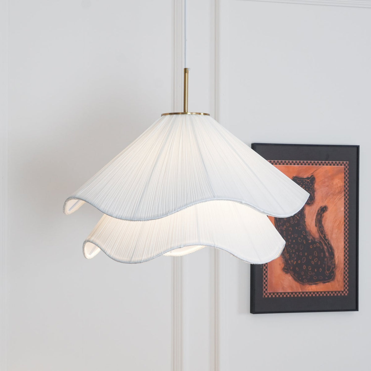 Cirirenne elegant pendellampe med blomsterdesign