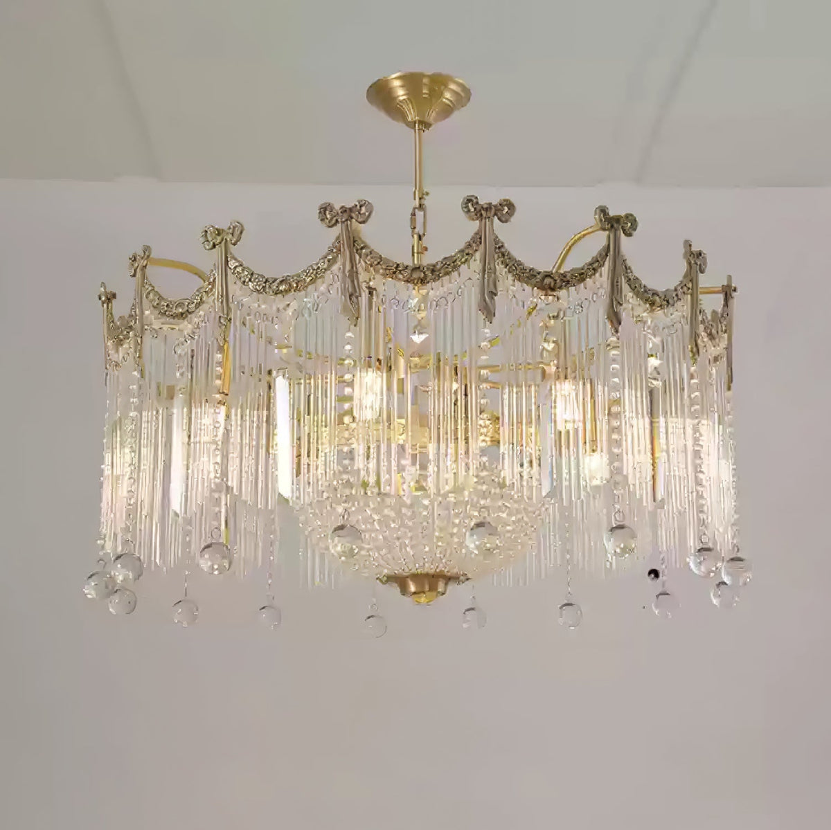 Eraeora postmódernísk lúxusljósakróna úr kristal