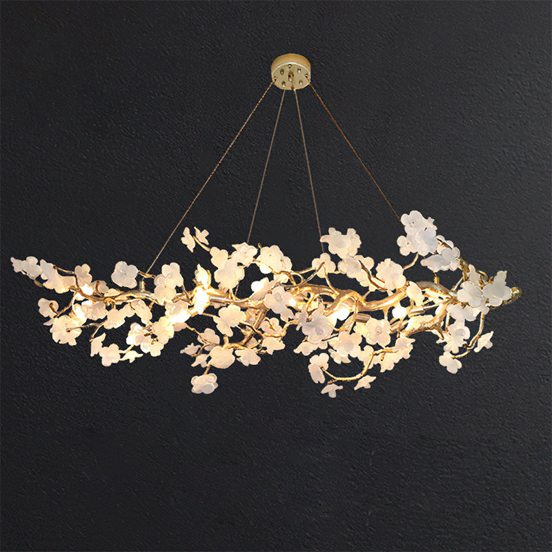 Farringstone Myndskreytt blómalínuglerljós