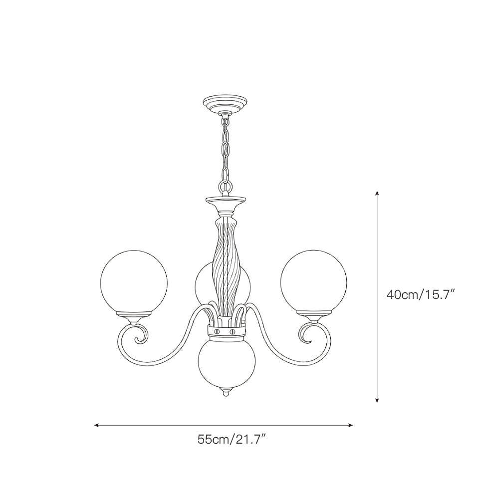 Roselune Chandelier