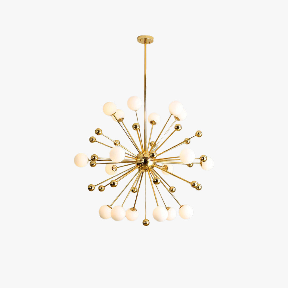 Silva Modern LED Chandelier Gold Glass Living/Dining Room/Bedroom