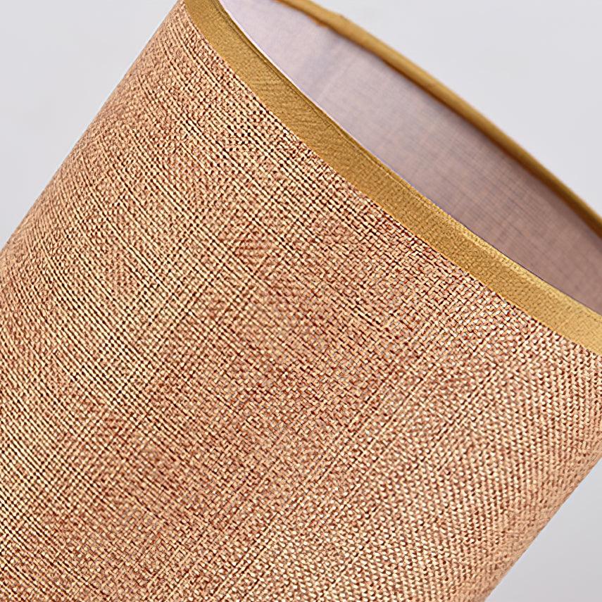 Candeeiro de mesa minimalista em tecido Brirel
