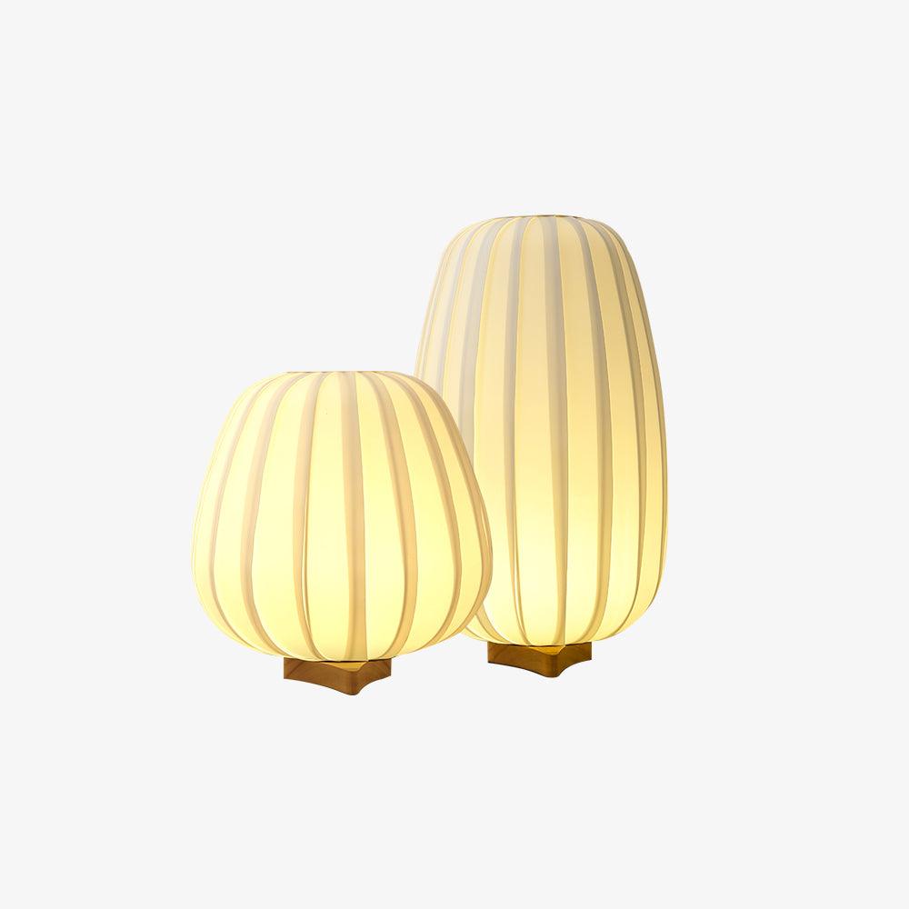 Elenor minimalistisk bordlampe i stof