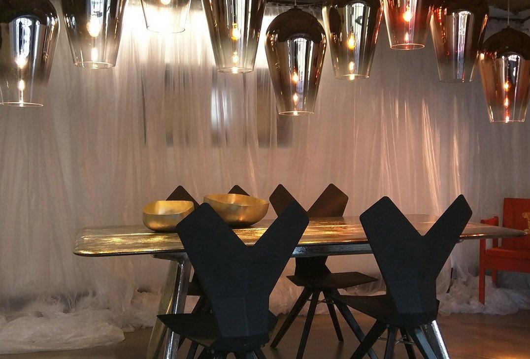 Adler modern pendellampa i glas