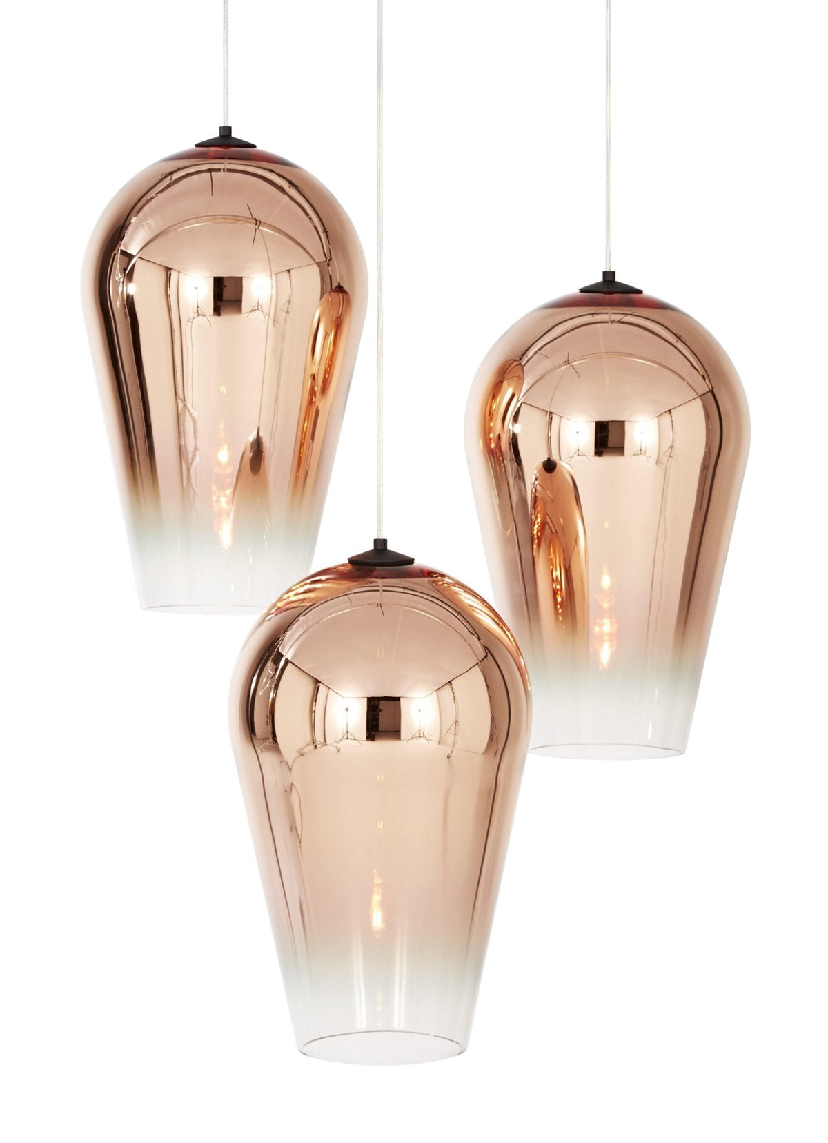 Adler modern pendellampa i glas