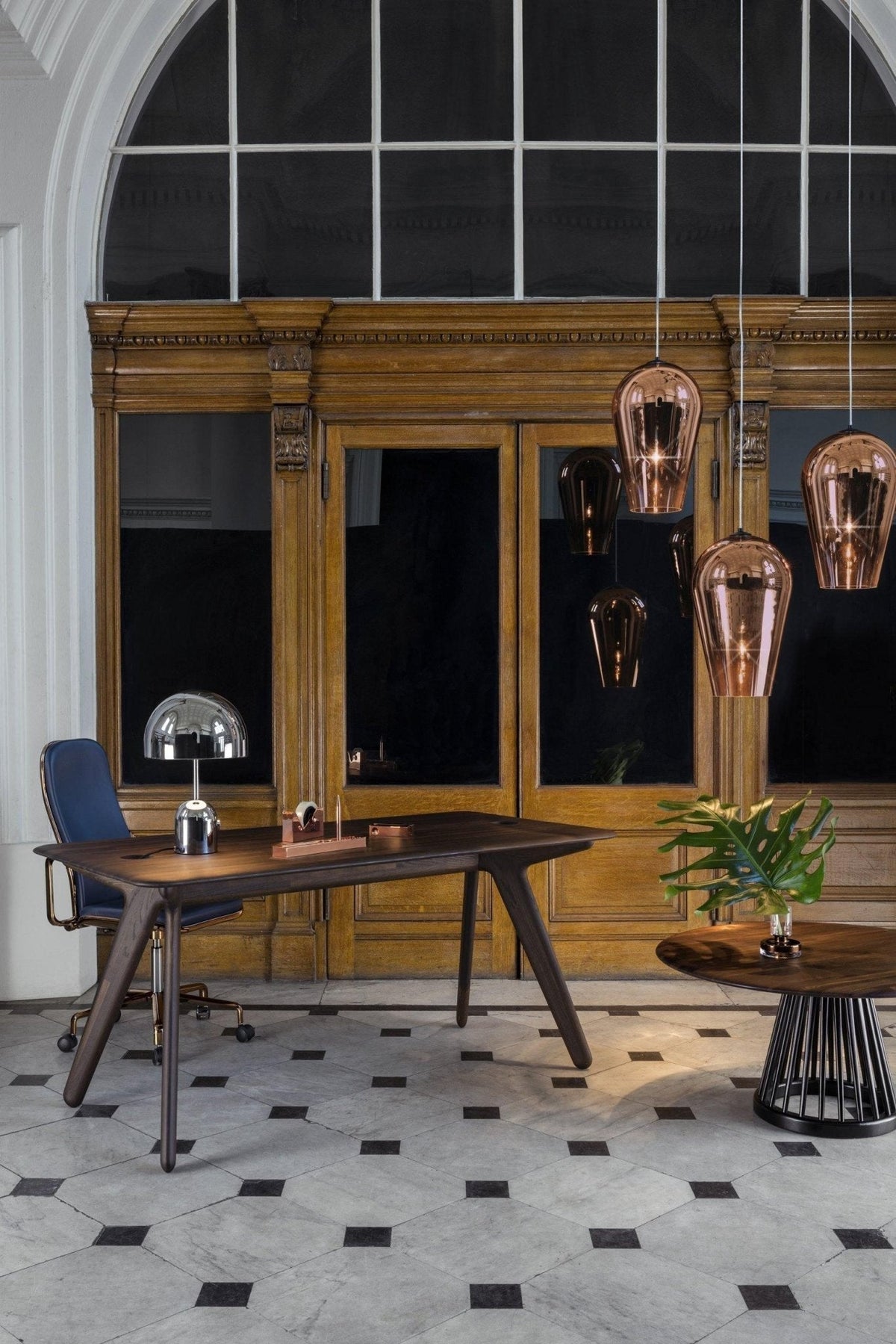 Adler modern pendellampa i glas