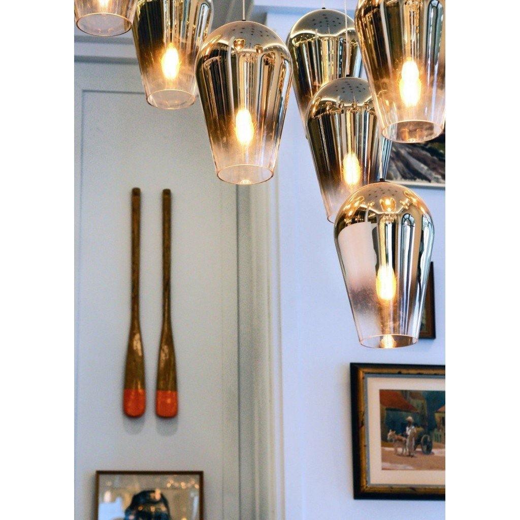 Adler modern pendellampa i glas